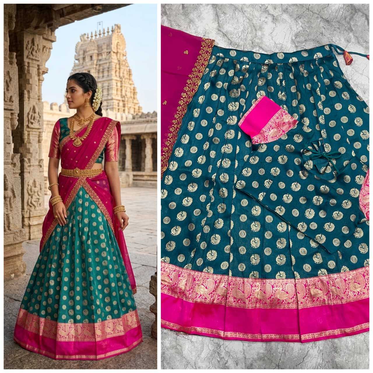Kanjivaram Silk Traditional Lehenga