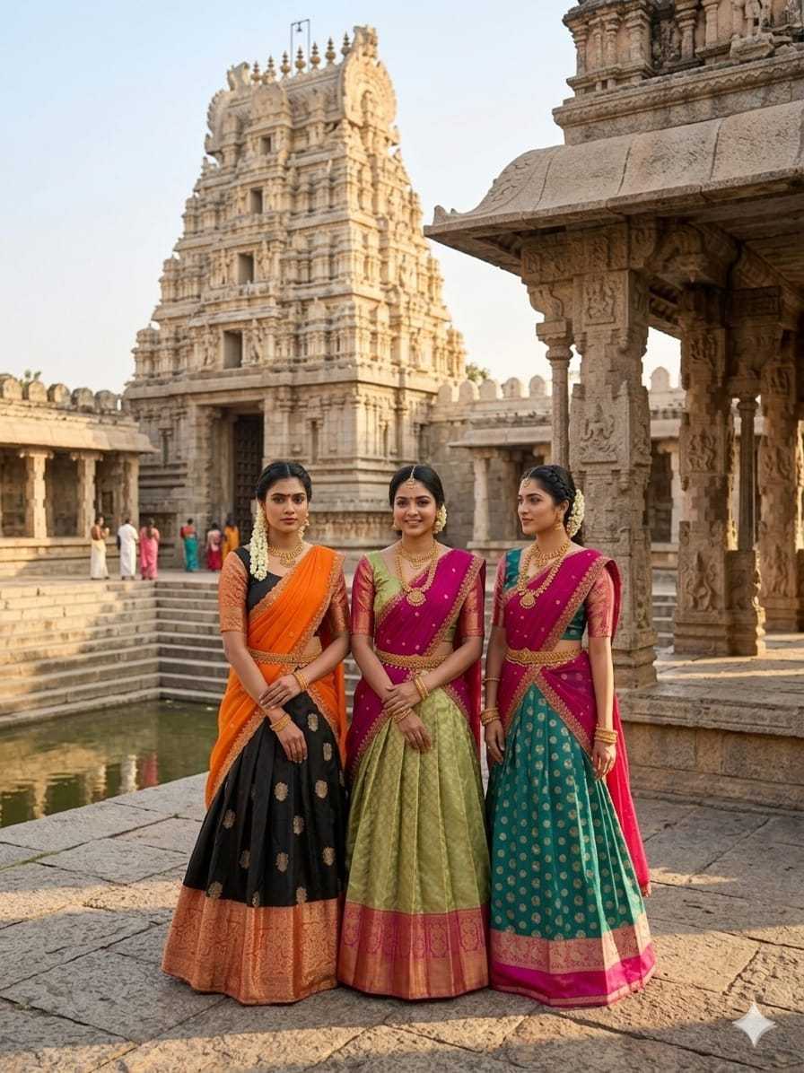 Kanjivaram Silk Traditional Lehenga