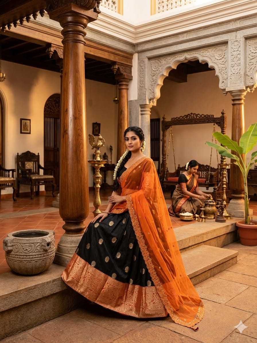 Kanjivaram Silk Traditional Lehenga