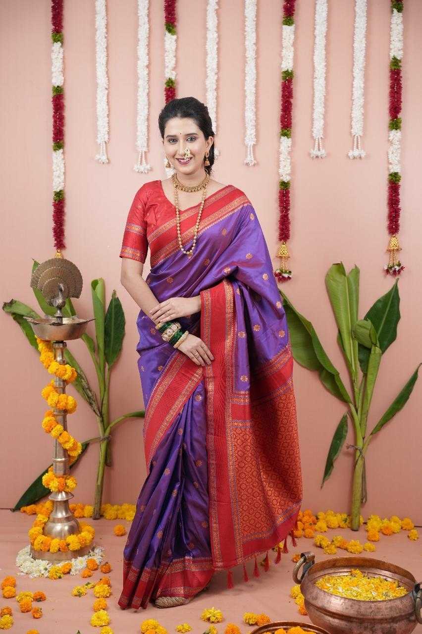 Banarasi Soft Silk Zari Border Saree