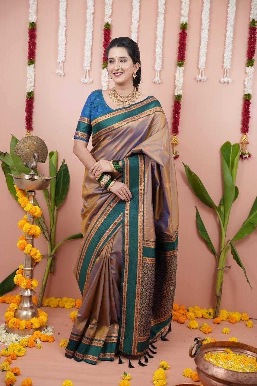 Banarasi Soft Silk Zari Border Saree