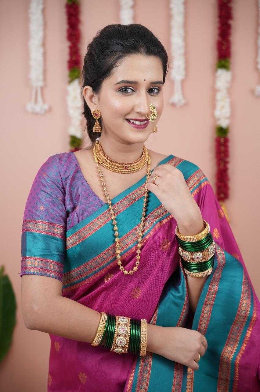 Banarasi Soft Silk Zari Border Saree
