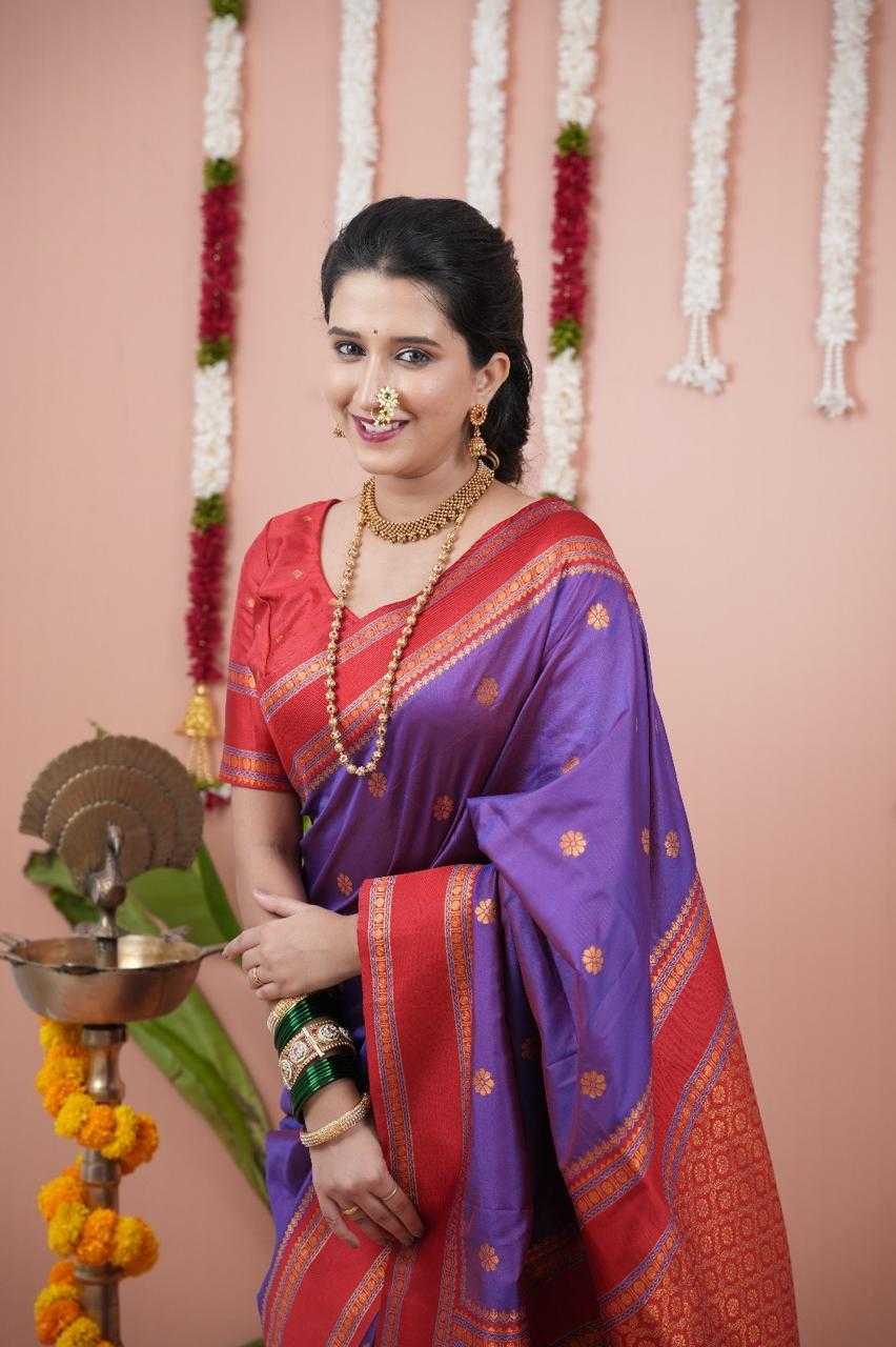 Banarasi Soft Silk Zari Border Saree