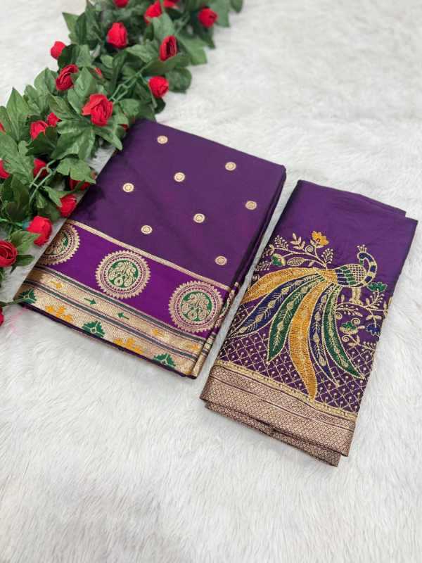 Embroidered Saree