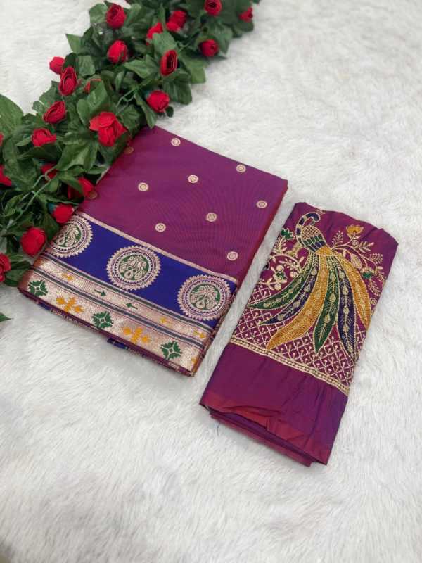 Embroidered Saree