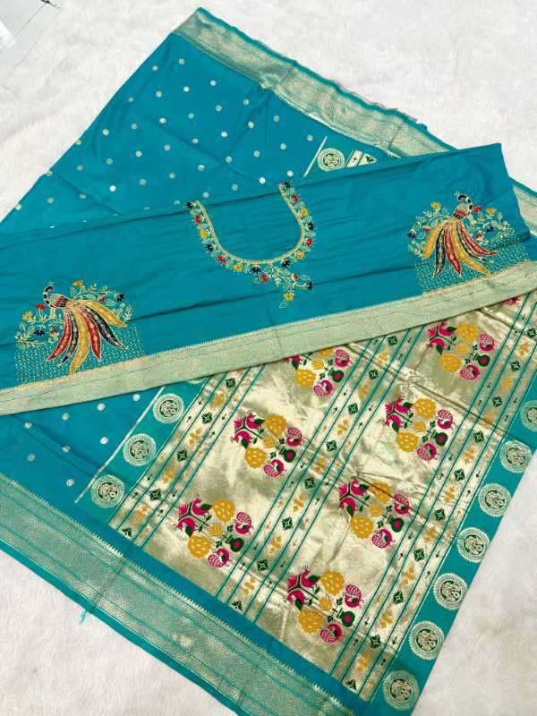 Embroidered Saree