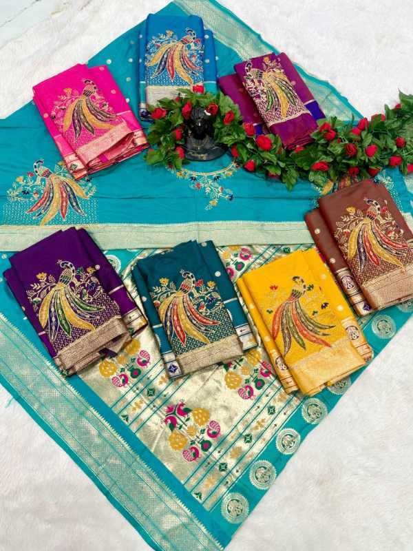 Embroidered Saree