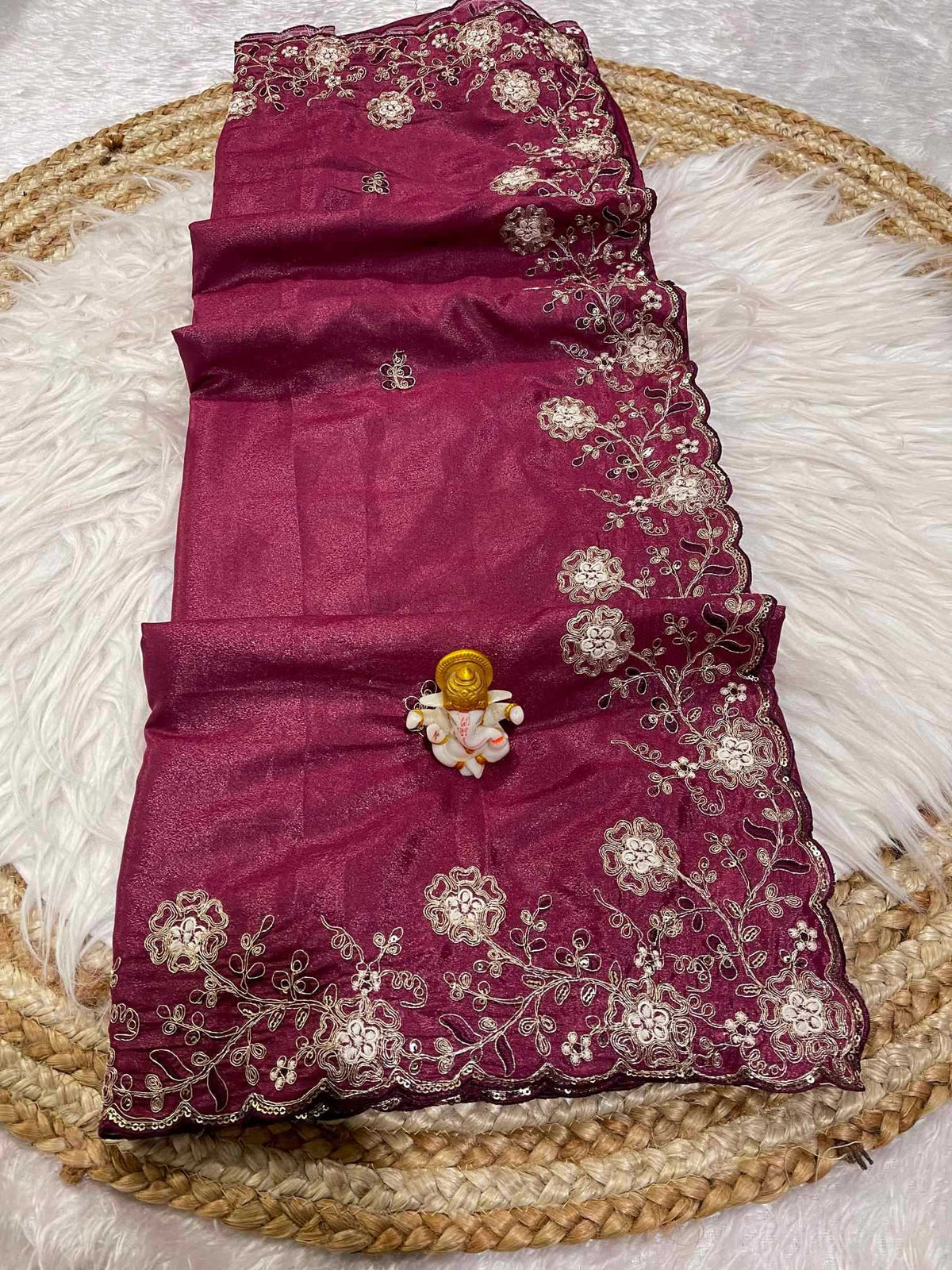 Aadya Fancy Sequence Saree