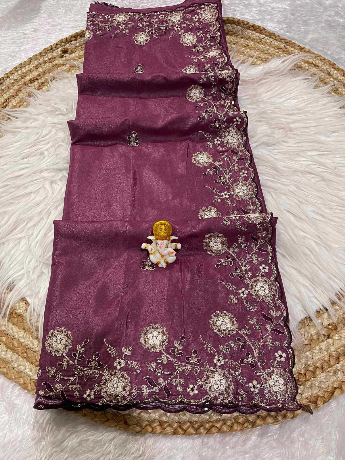 Aadya Fancy Sequence Saree