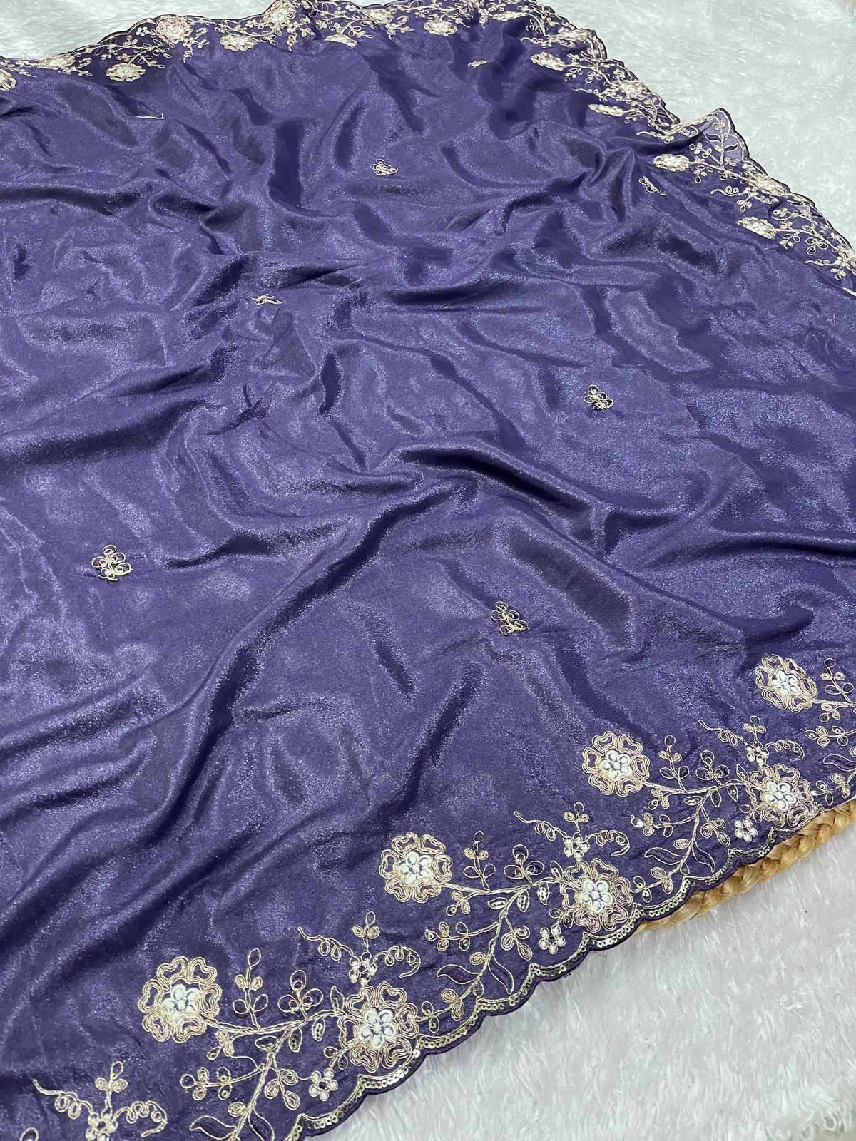 Aadya Fancy Sequence Saree