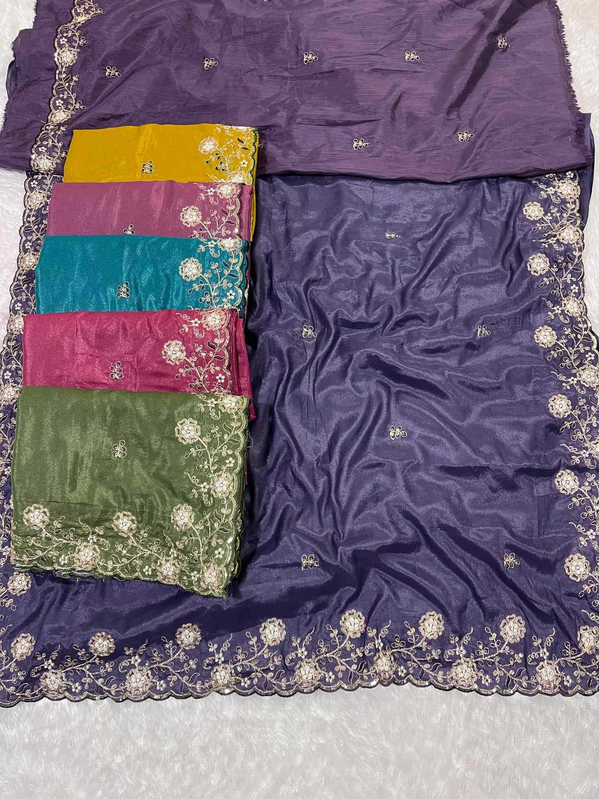 Aadya Fancy Sequence Saree