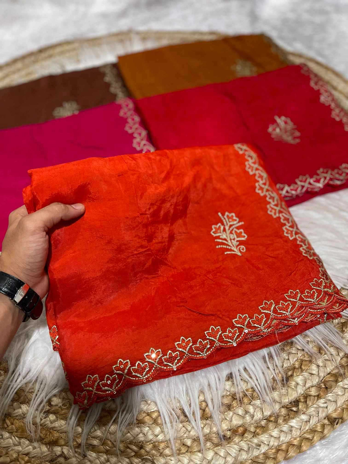 Aamaniya Pure Silk Designer Saree