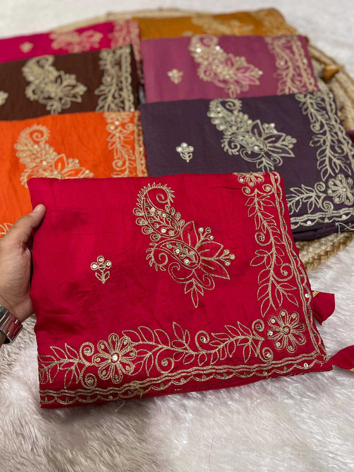 Aishi Pure Cotton Designer Saree