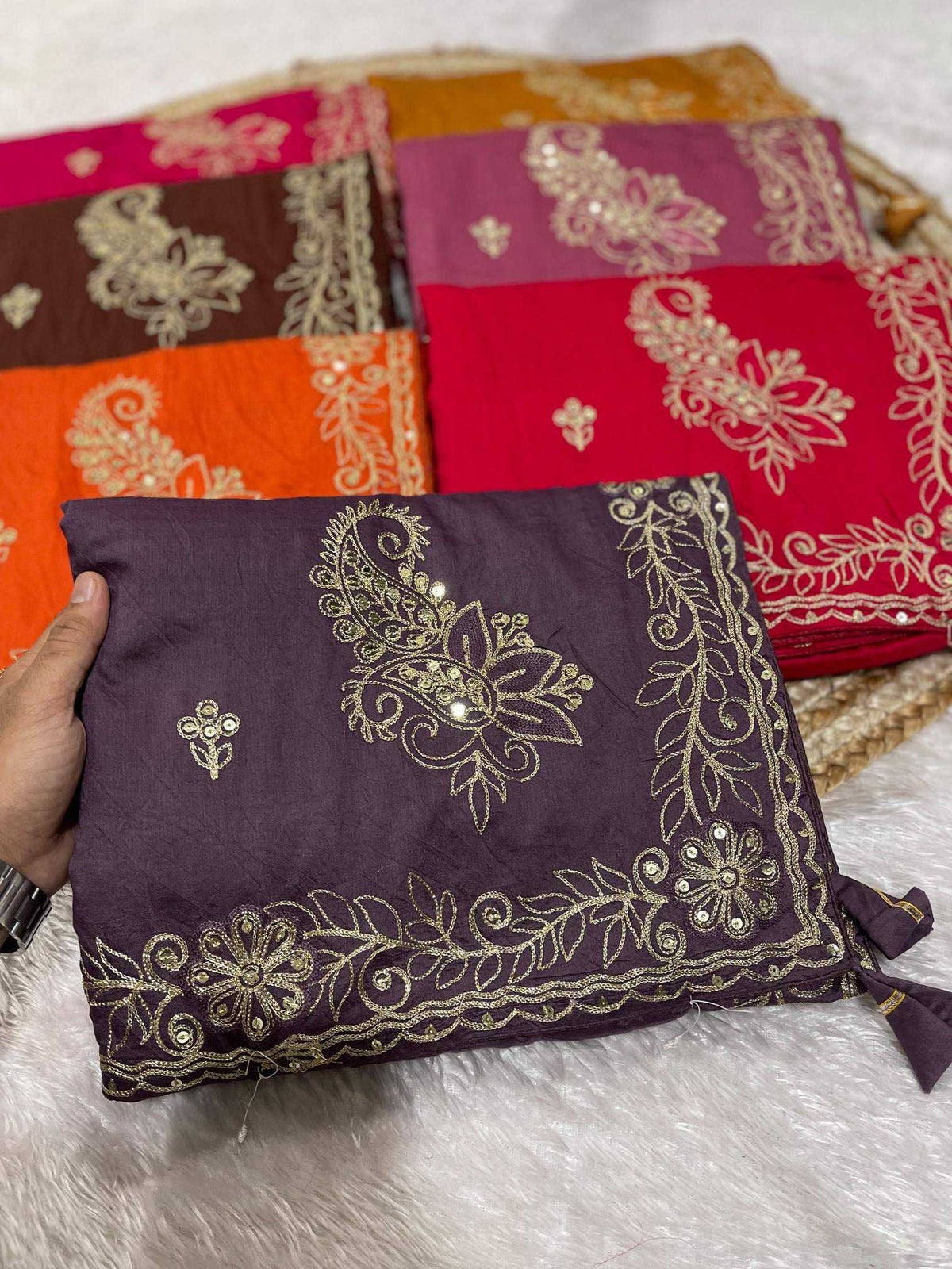 Aishi Pure Cotton Designer Saree