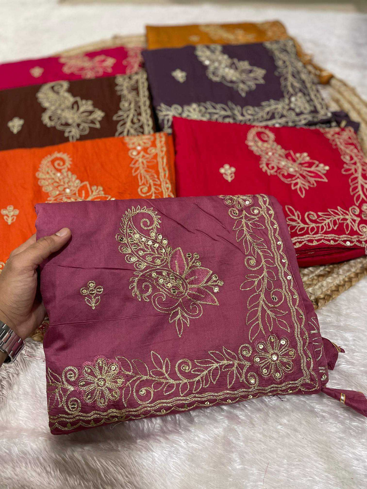 Aishi Pure Cotton Designer Saree