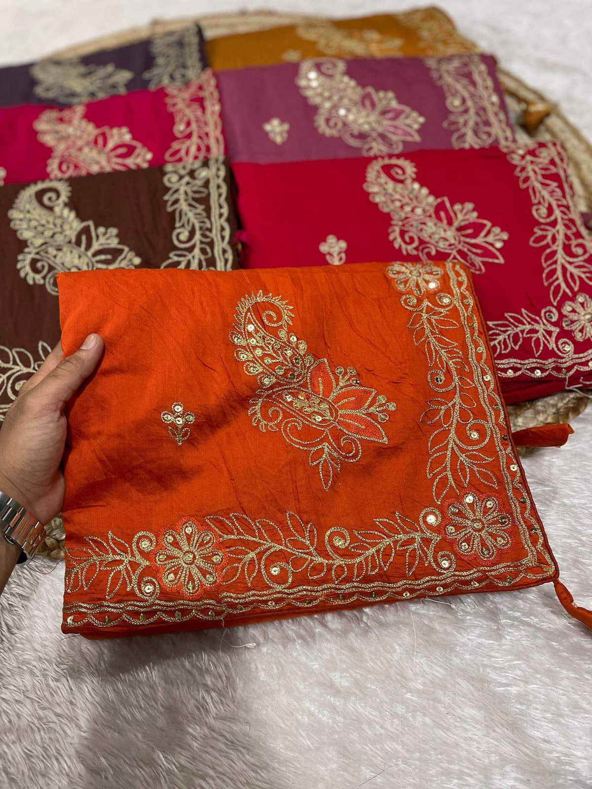 Aishi Pure Cotton Designer Saree
