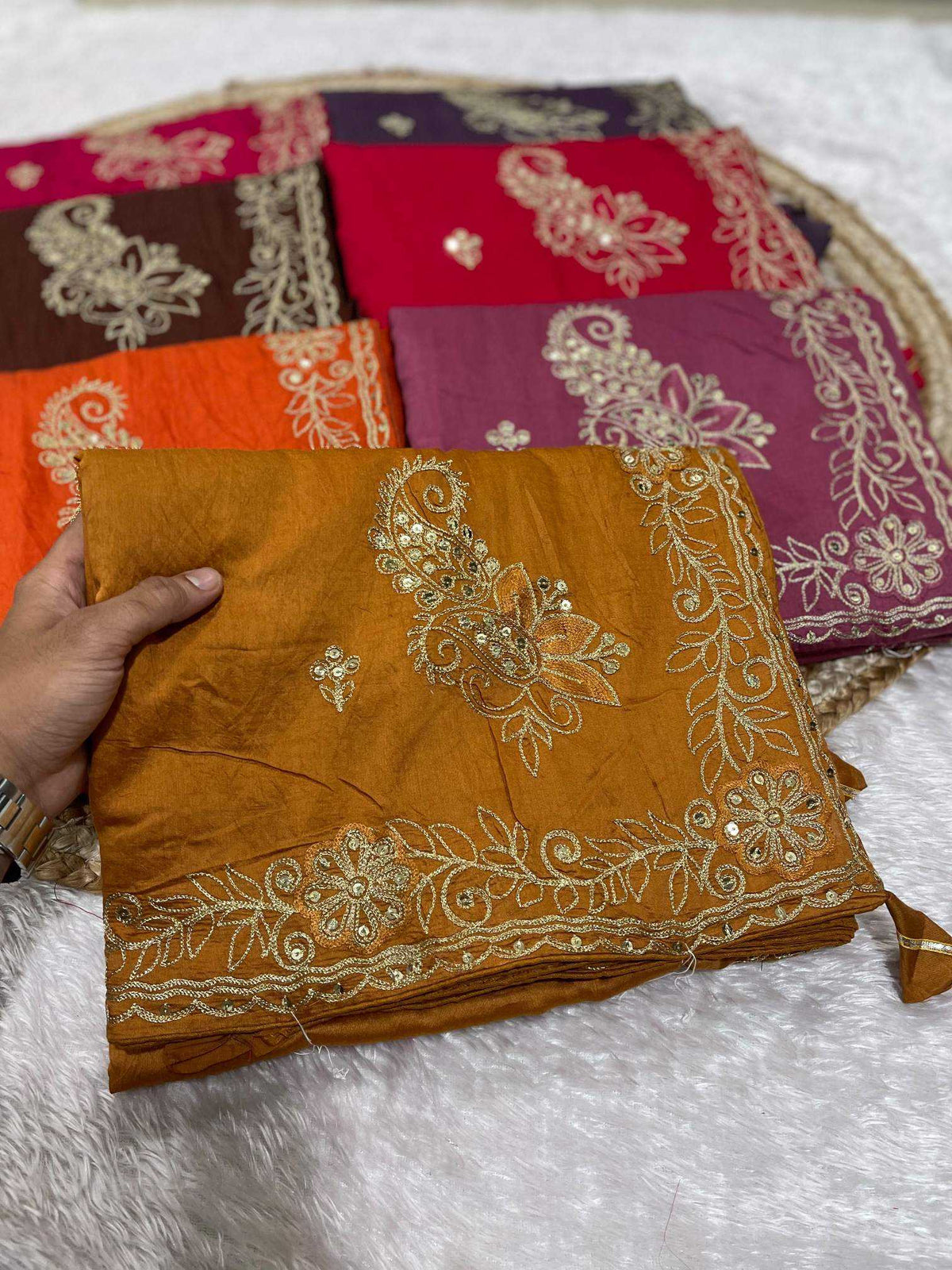 Aishi Pure Cotton Designer Saree