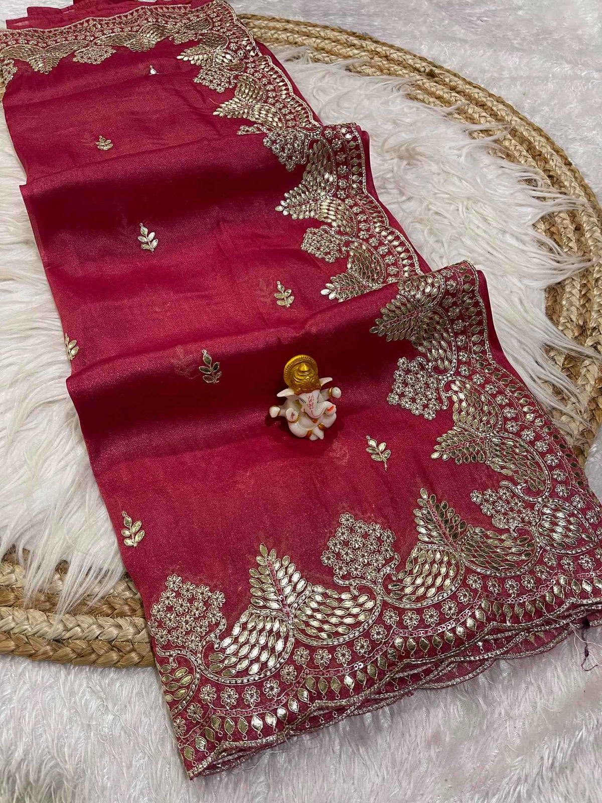Viscose Sequnce Sequence Saree