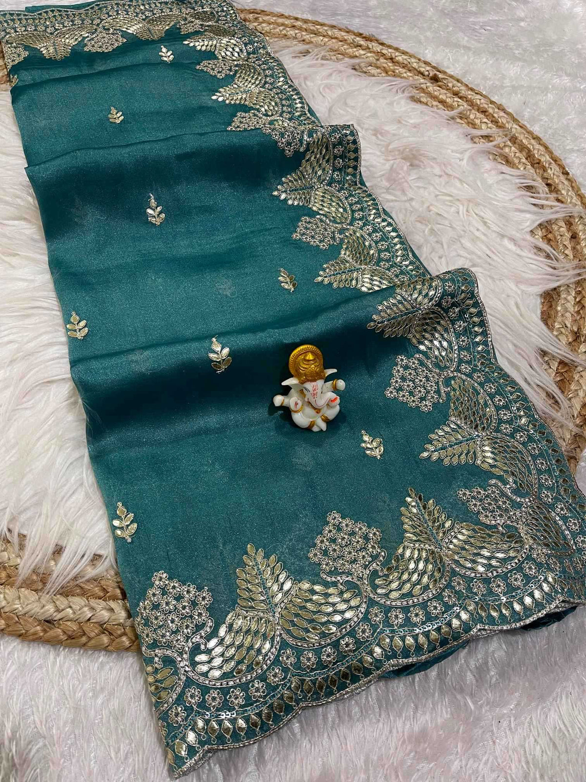 Viscose Sequnce Sequence Saree
