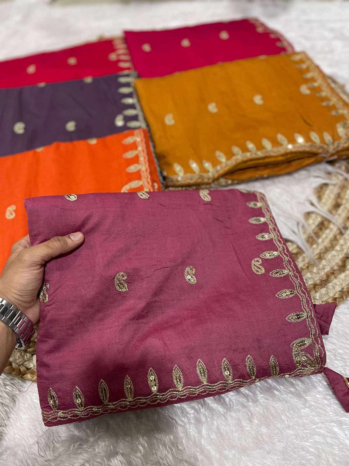 Amoli Pure Cotton Designer Saree