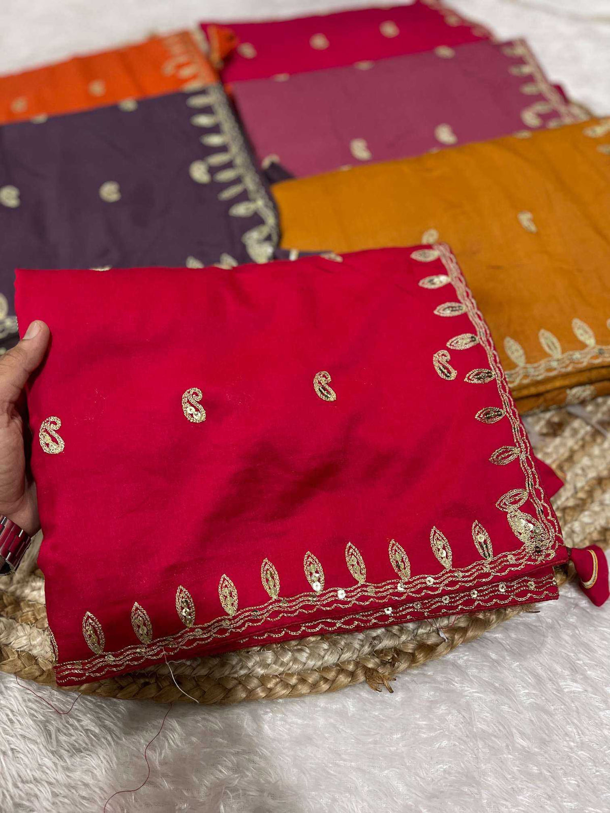 Amoli Pure Cotton Designer Saree
