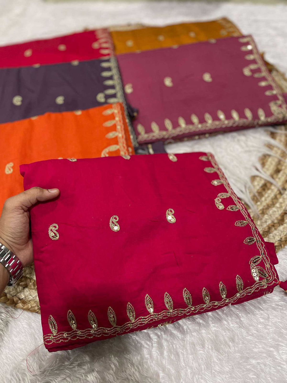 Amoli Pure Cotton Designer Saree