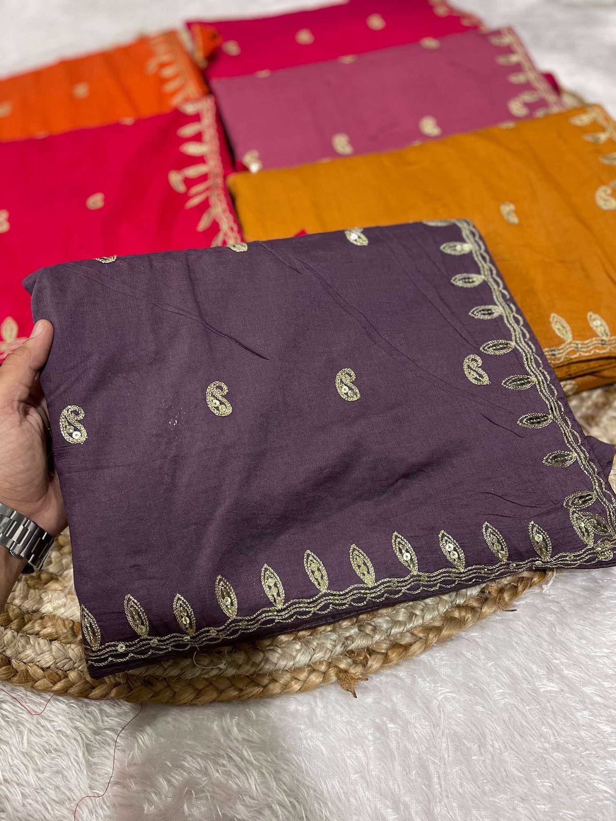 Amoli Pure Cotton Designer Saree
