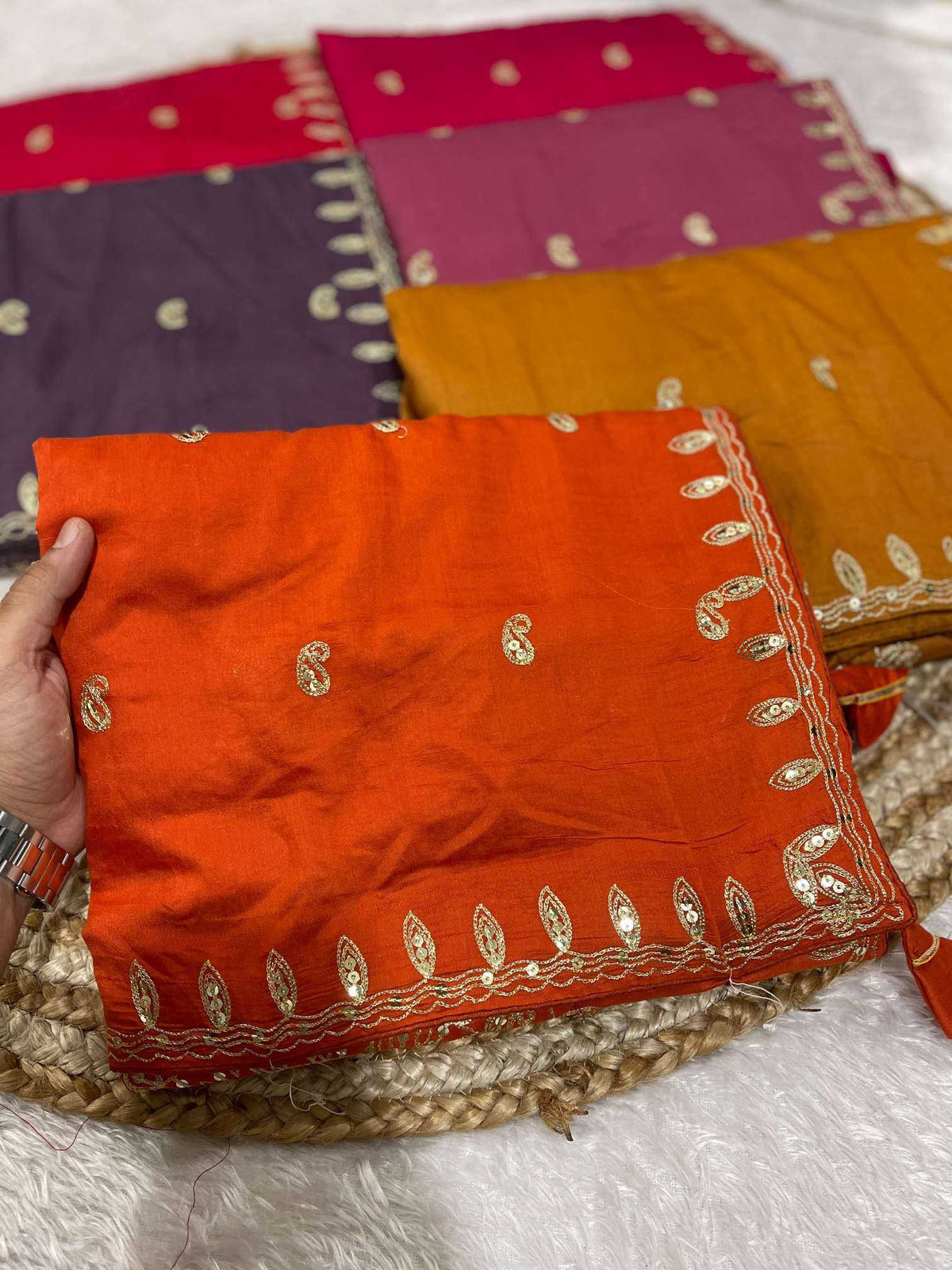 Amoli Pure Cotton Designer Saree