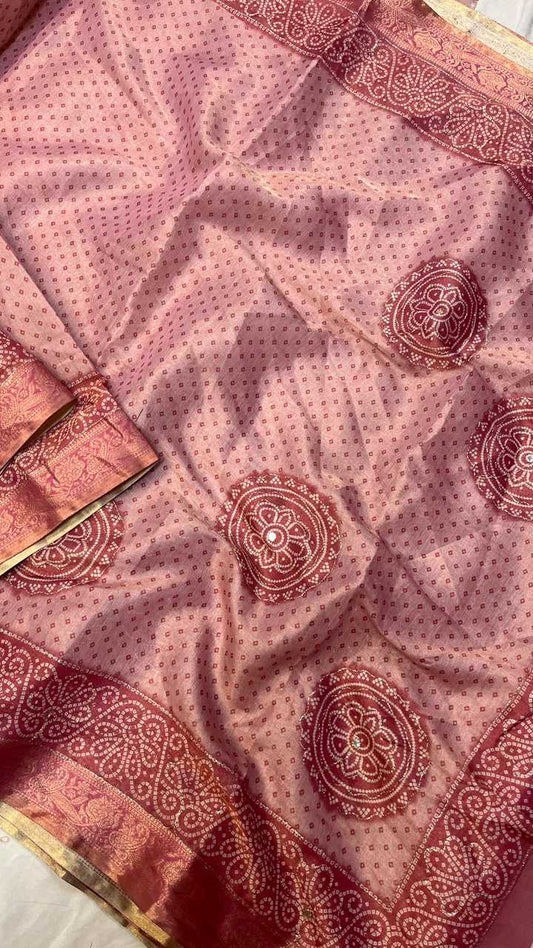 Rishvani Soft Cotton Silk Printed Saree