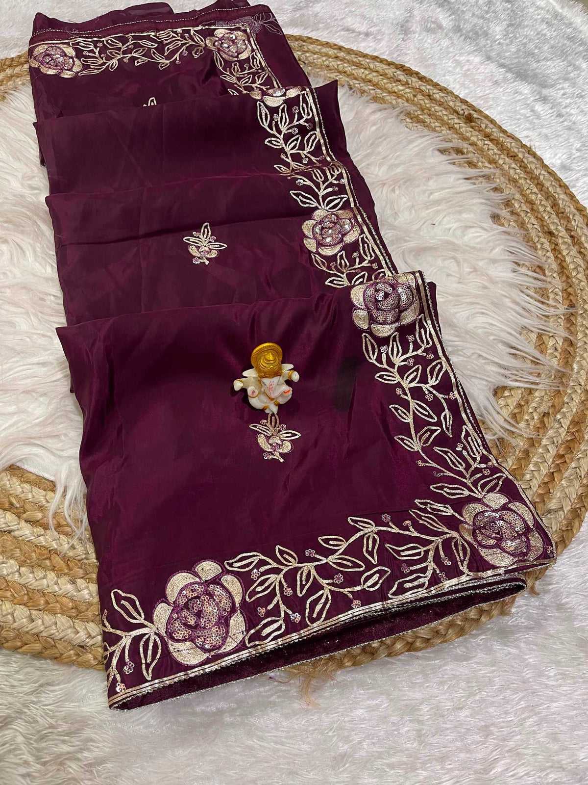 Pure Silk Party Wear Saree
