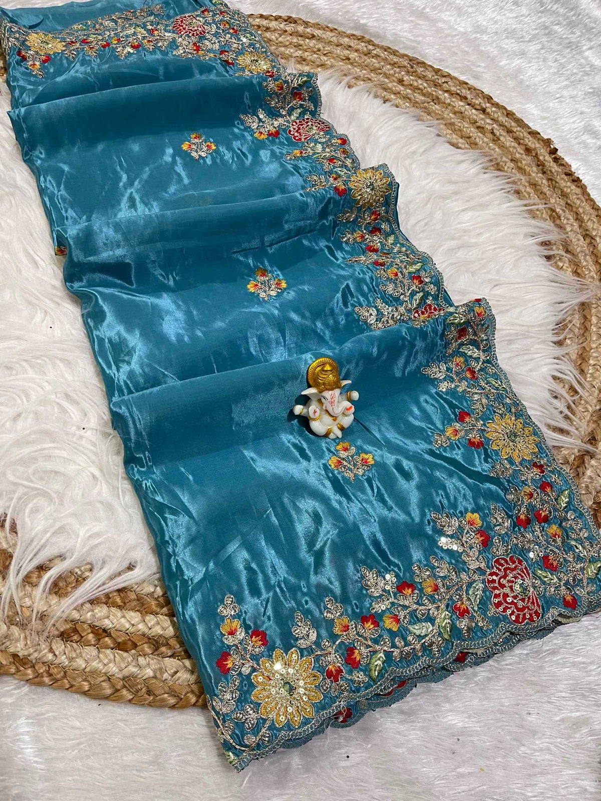Pure Silk Party Wear Saree