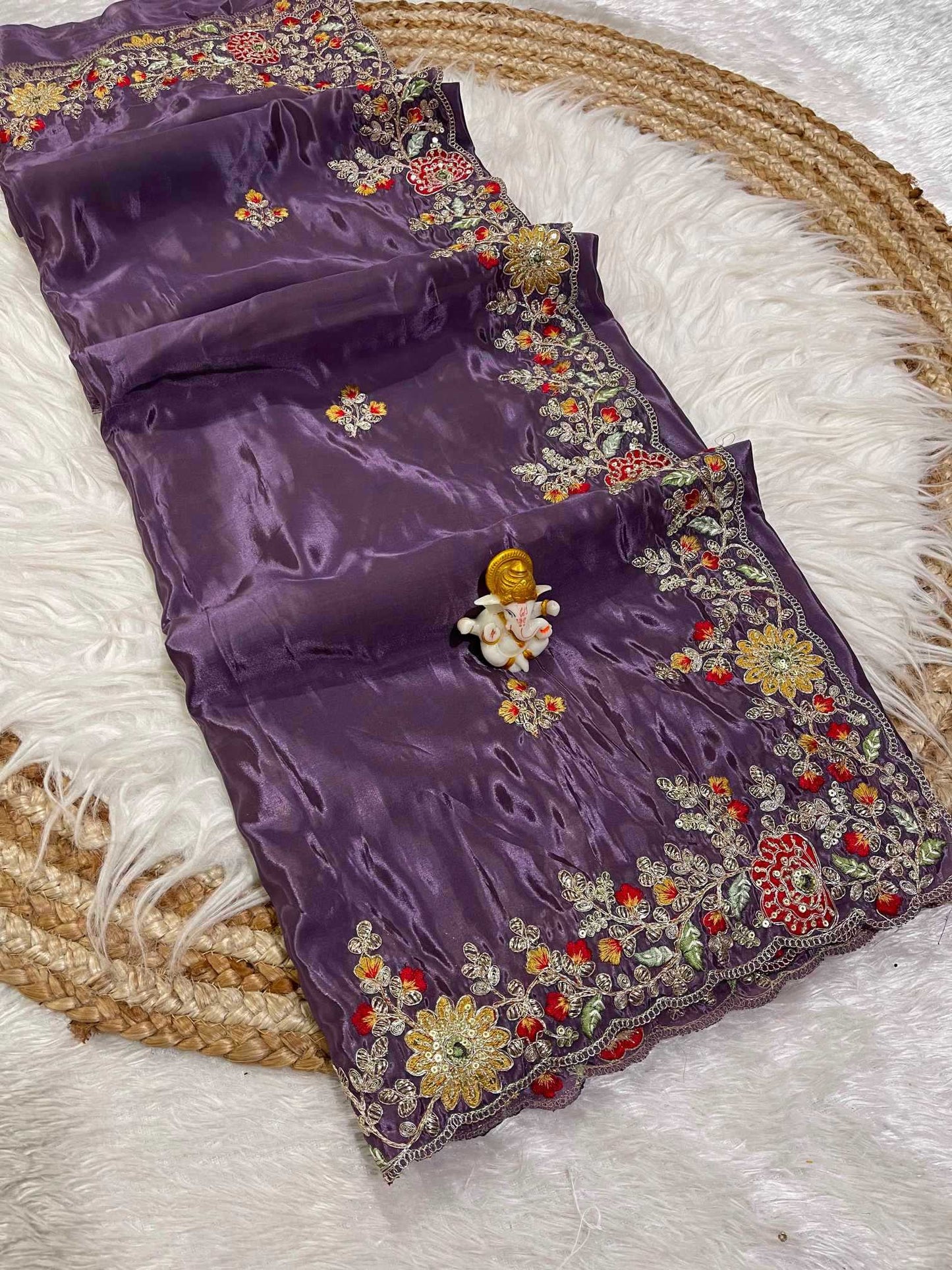 Pure Silk Party Wear Saree