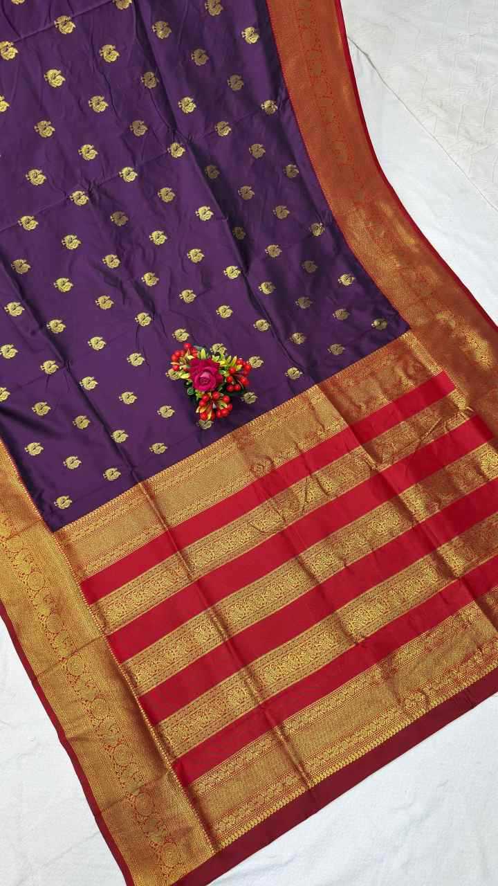 Areeba Soft Silk Kanjeevaram Saree