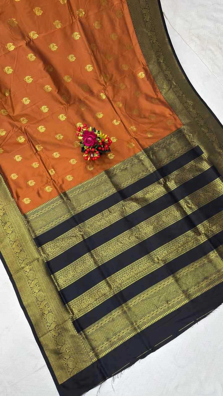 Areeba Soft Silk Kanjeevaram Saree