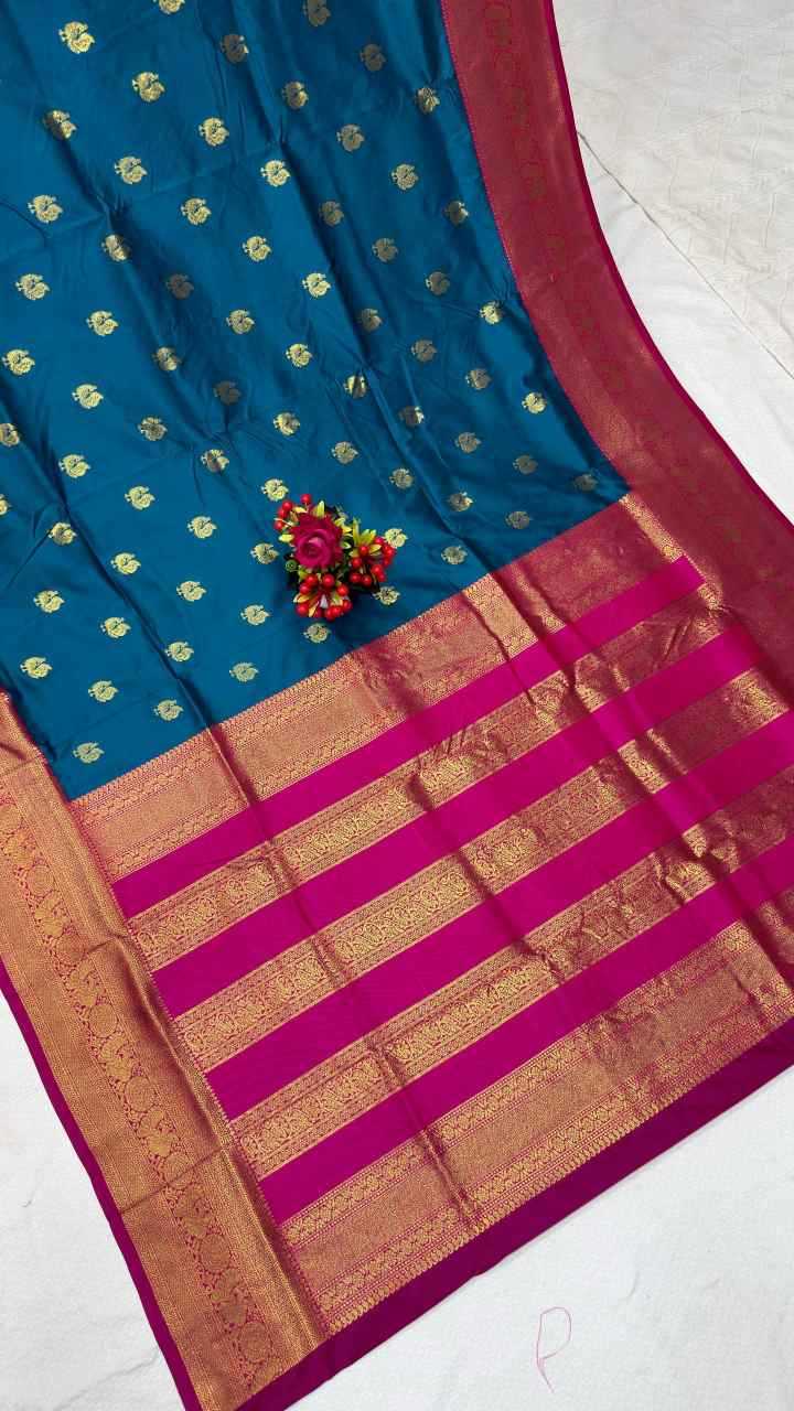 Areeba Soft Silk Kanjeevaram Saree