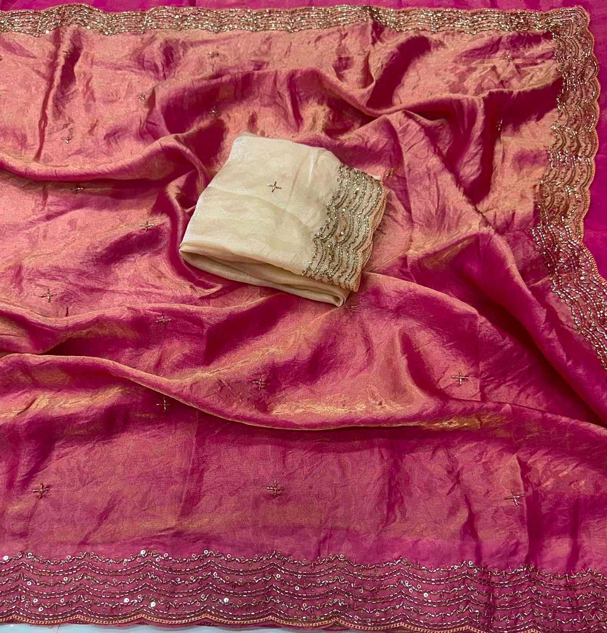 Akankita Satin Designer Saree