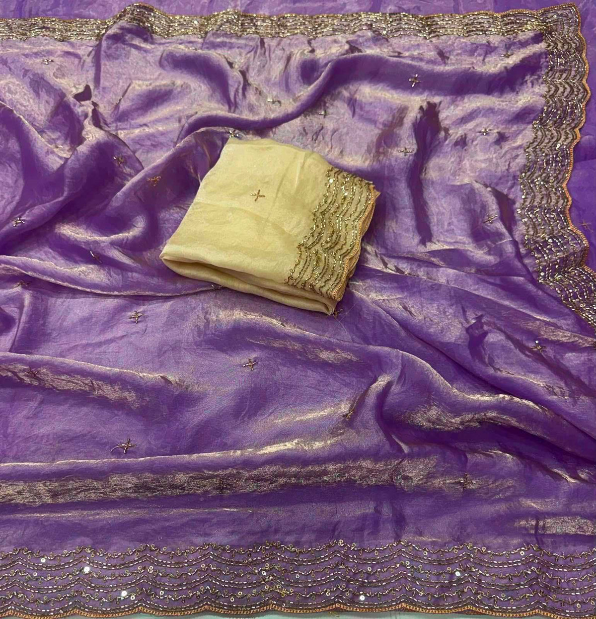 Akankita Satin Designer Saree