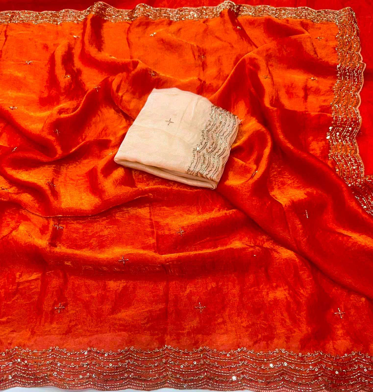 Akankita Satin Designer Saree