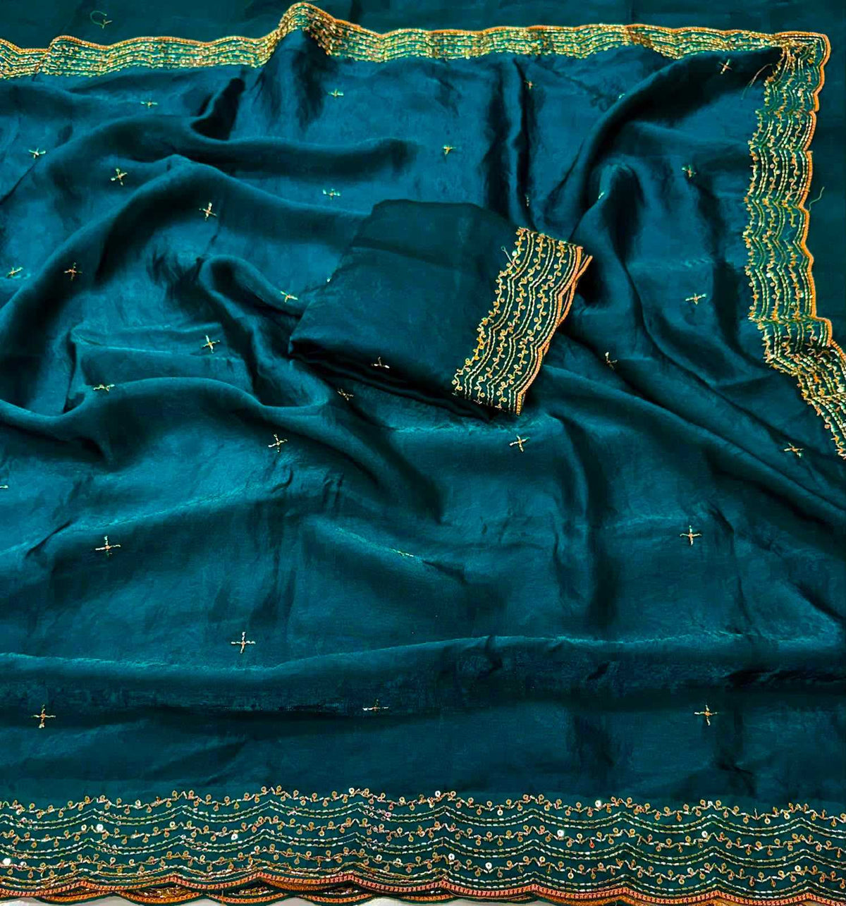 Akankita Satin Designer Saree