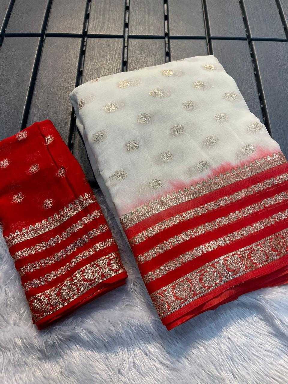 Pure Viscos Georgette Saree