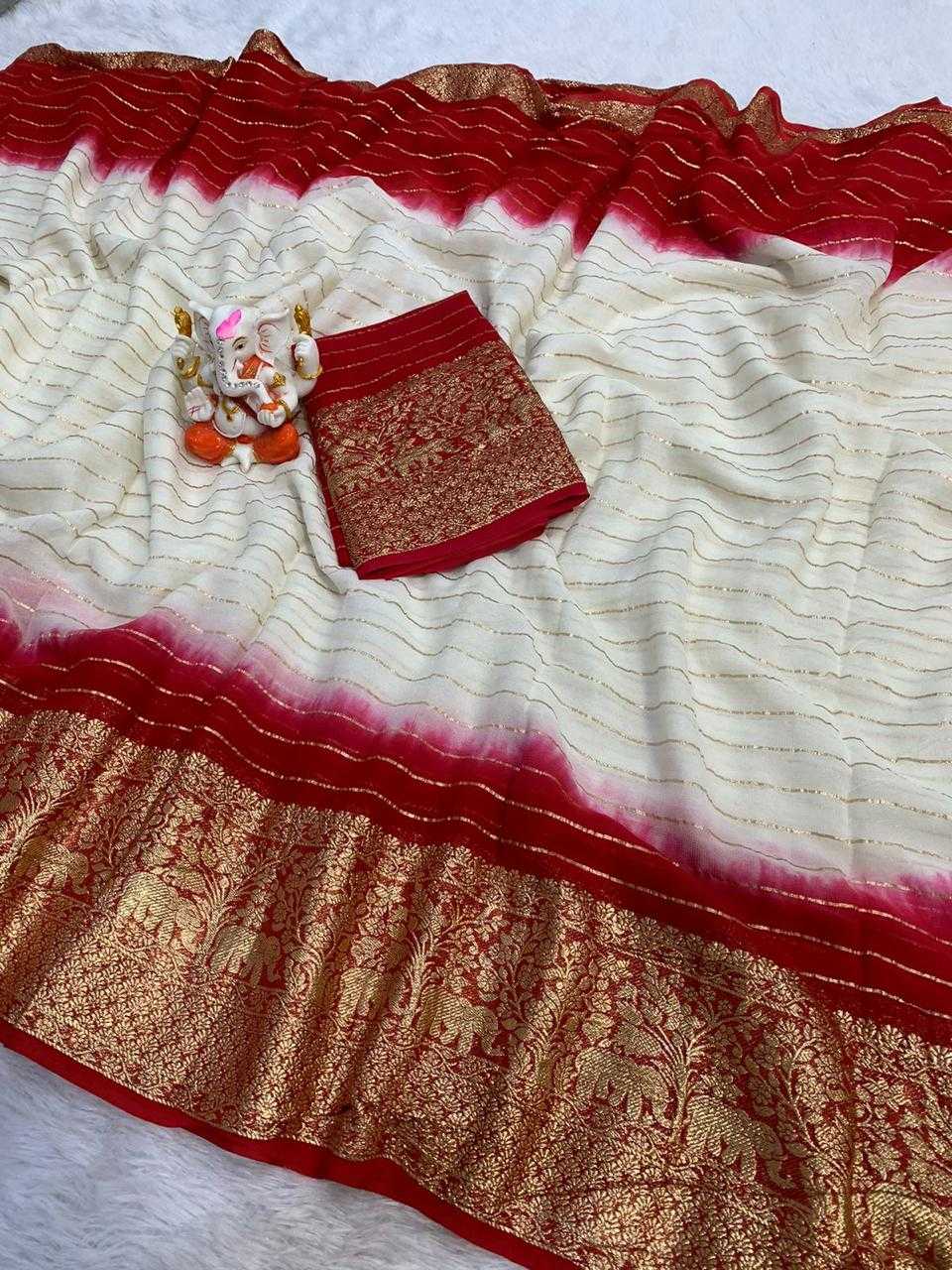 Pure Viscos Georgette Saree