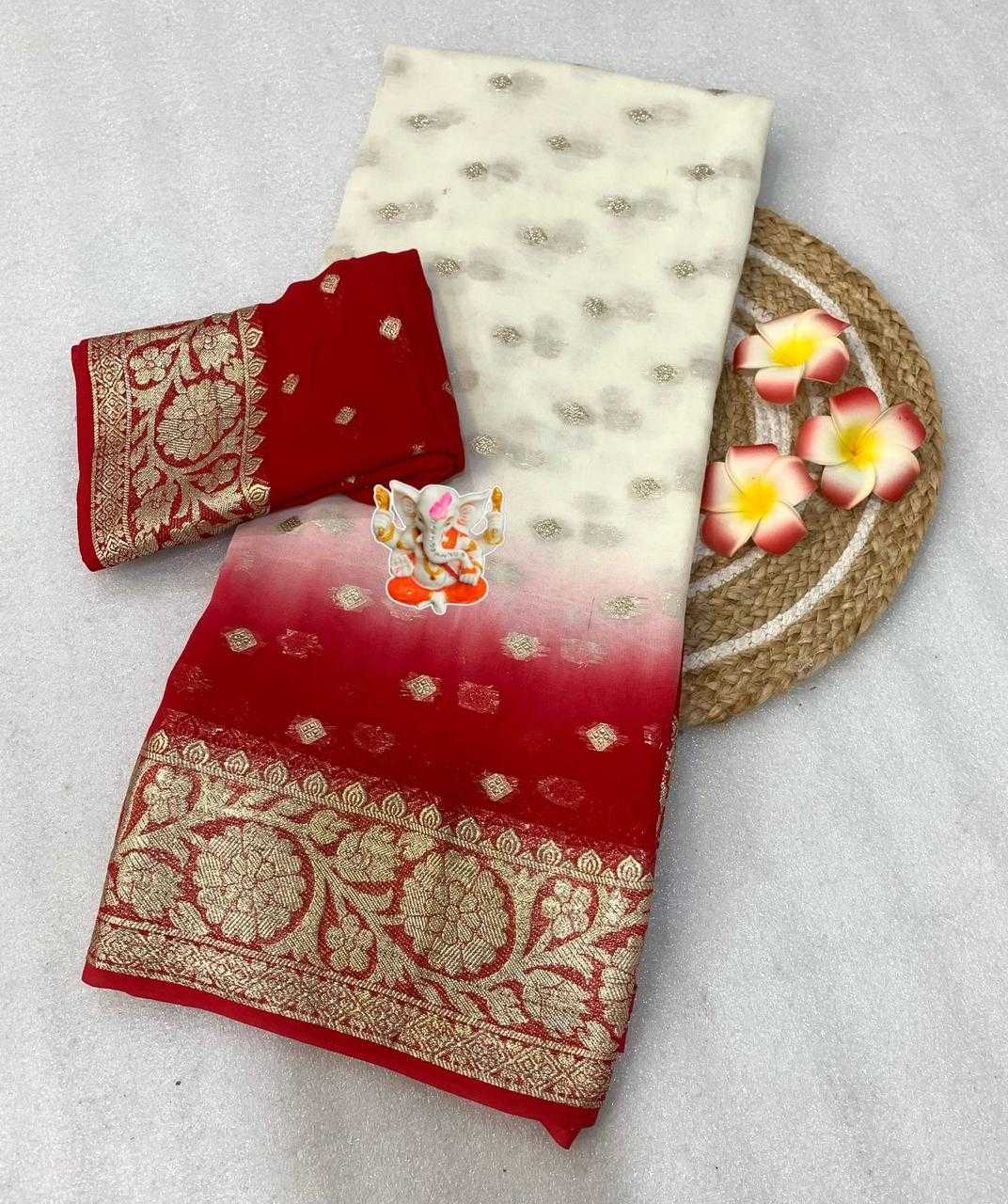 Pure Viscos Georgette Saree