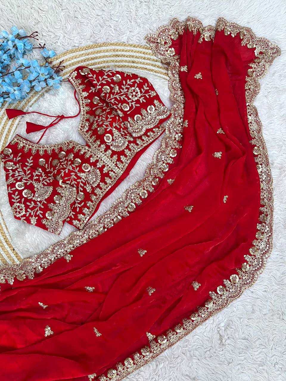 Satin Silk Designer Saree
