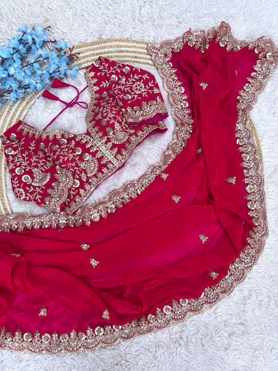 Satin Silk Designer Saree