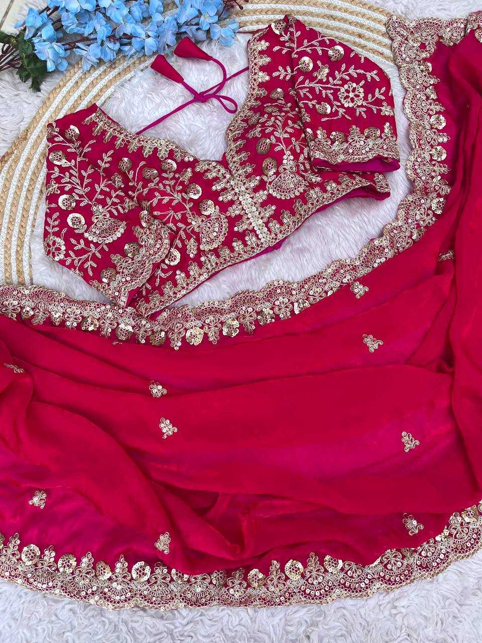 Satin Silk Designer Saree