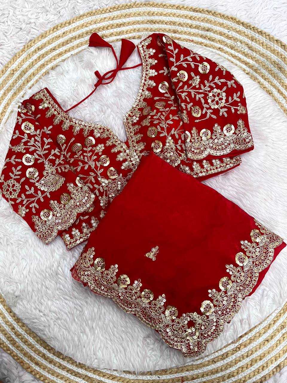 Satin Silk Designer Saree