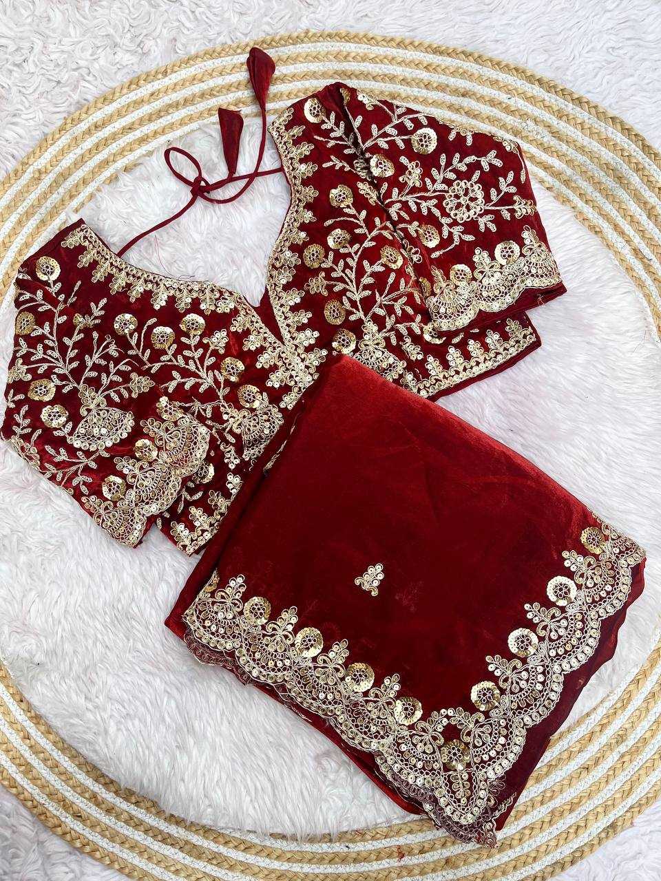 Satin Silk Designer Saree