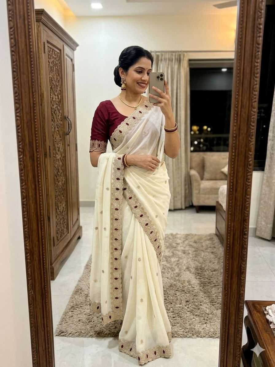Georgette Designer Saree