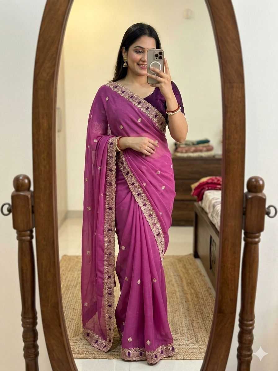 Georgette Designer Saree