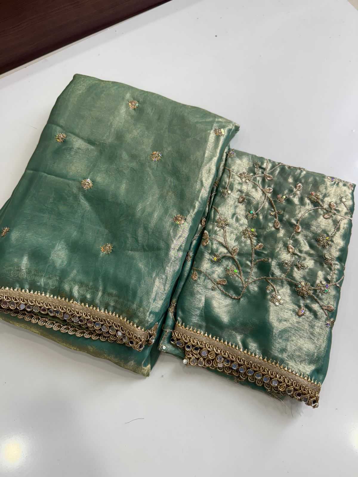 Satin Sequence Saree